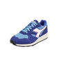 Blauer Ledersneaker