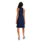 Blue Viscose Dress