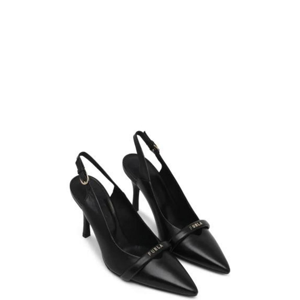 Black Leather Sandal