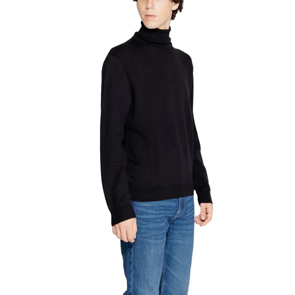 Maglione in cotone nero