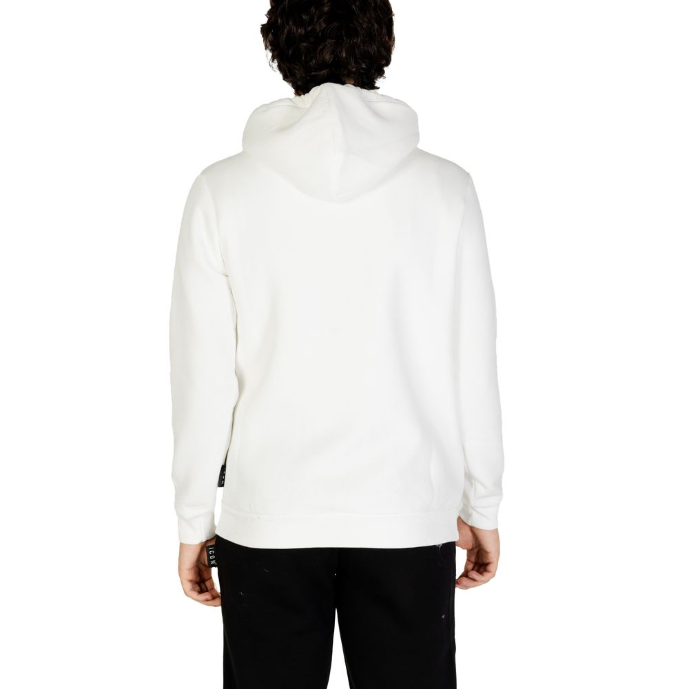 Weißer Baumwollpullover