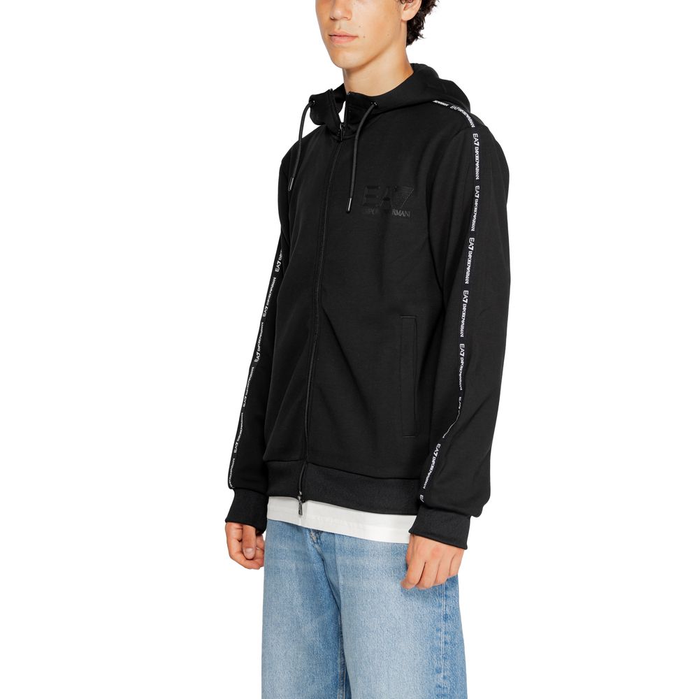 Schwarzer Polyesterpullover