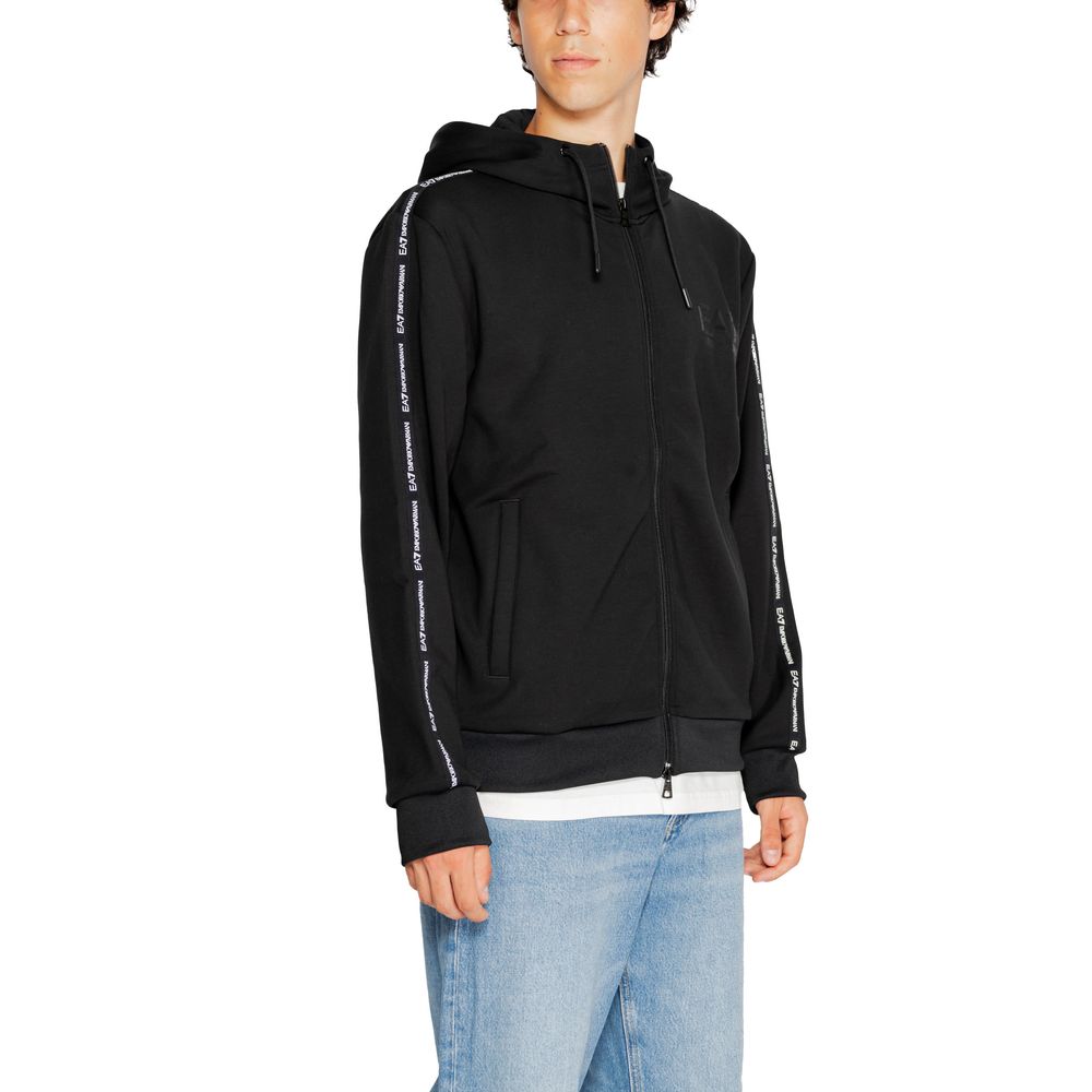 Schwarzer Polyesterpullover
