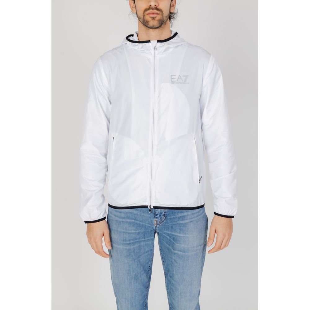 White Polyester Jacket