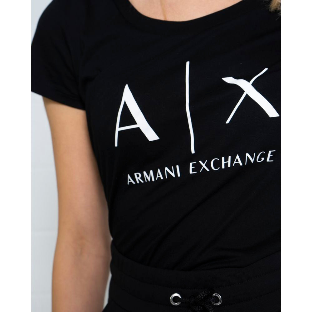 Top e T-shirt in cotone nero