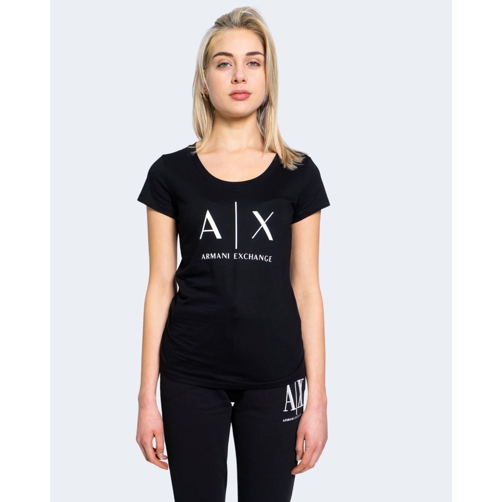 Top e T-shirt in cotone nero