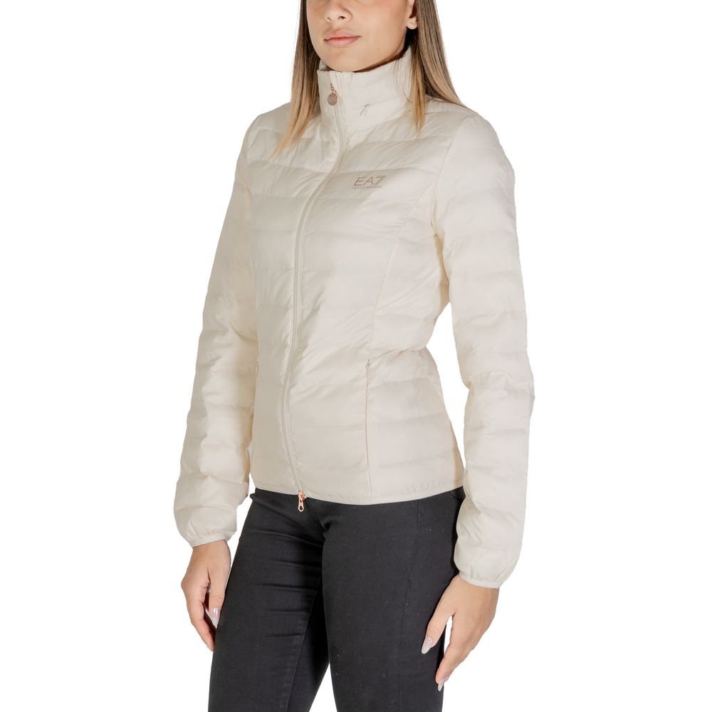 Cream Polyamide Jackets & Coat