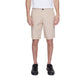 Pantaloncini in cotone beige