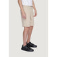 Pantaloncini in cotone beige