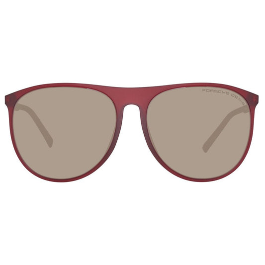 Burgundy Unisex Sunglasses