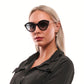 Schwarze Damen Sonnenbrille