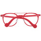 Red Unisex Optical Frames