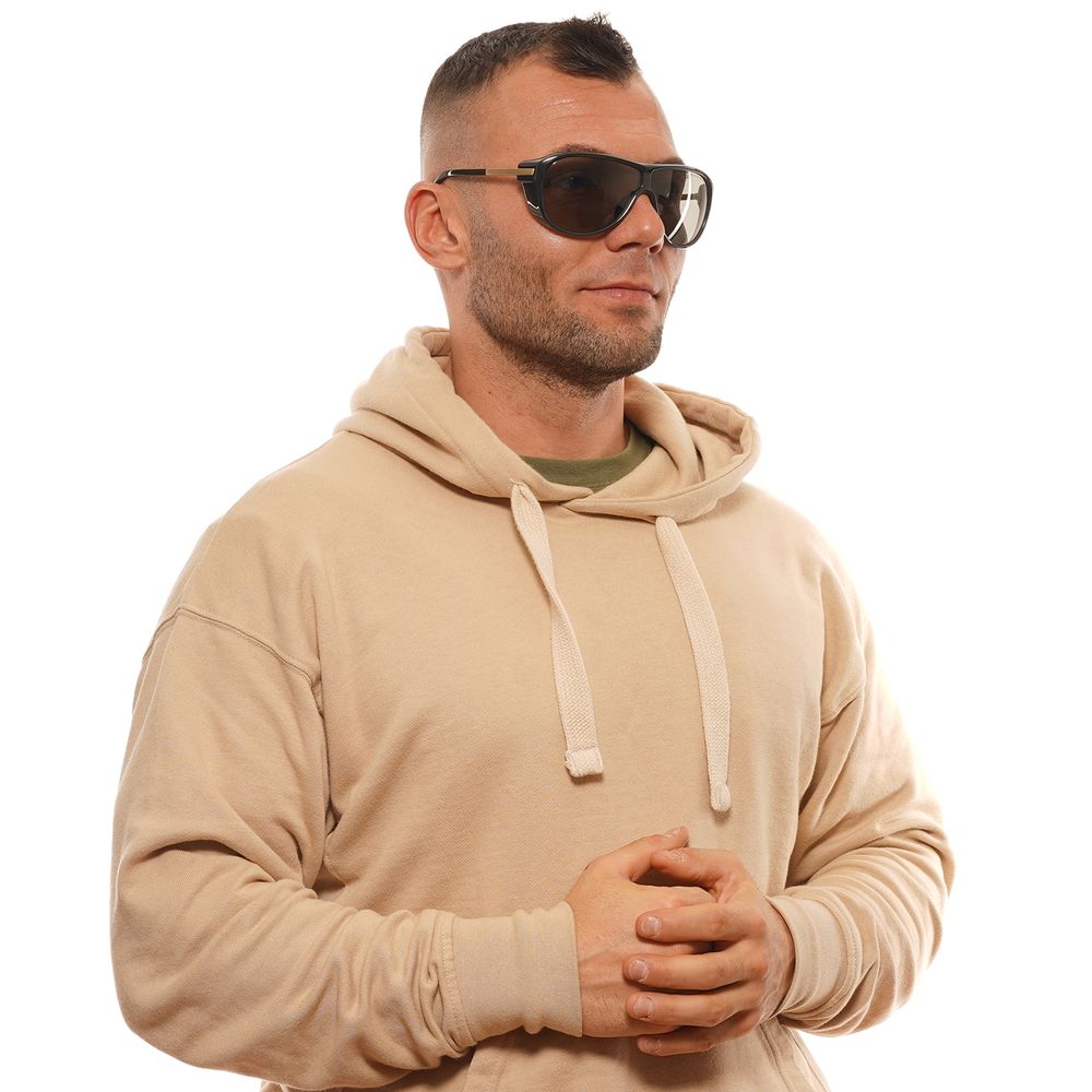 Olivgrüne Sonnenbrille für Herren