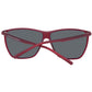 Rote Unisex-Sonnenbrille