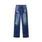 Blue Cotton Jeans & Pant