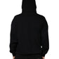 Schwarzer Kapuzenpullover Herren Sweatshirt Pullover