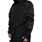 Black Nylon Winter Men Parka Coat Jacket