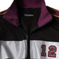 Multicolor Full Zip Jersey Men Bomber Jacket