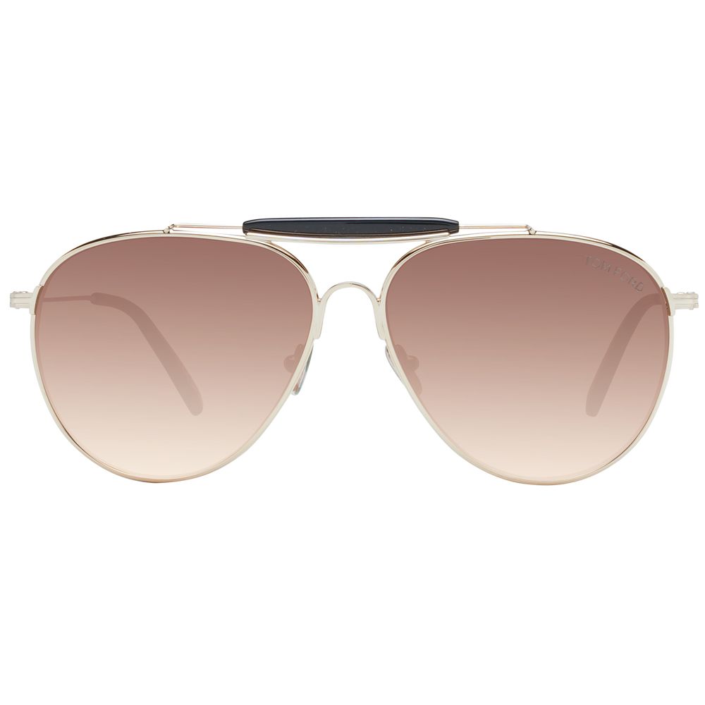 Goldene Herren Sonnenbrille