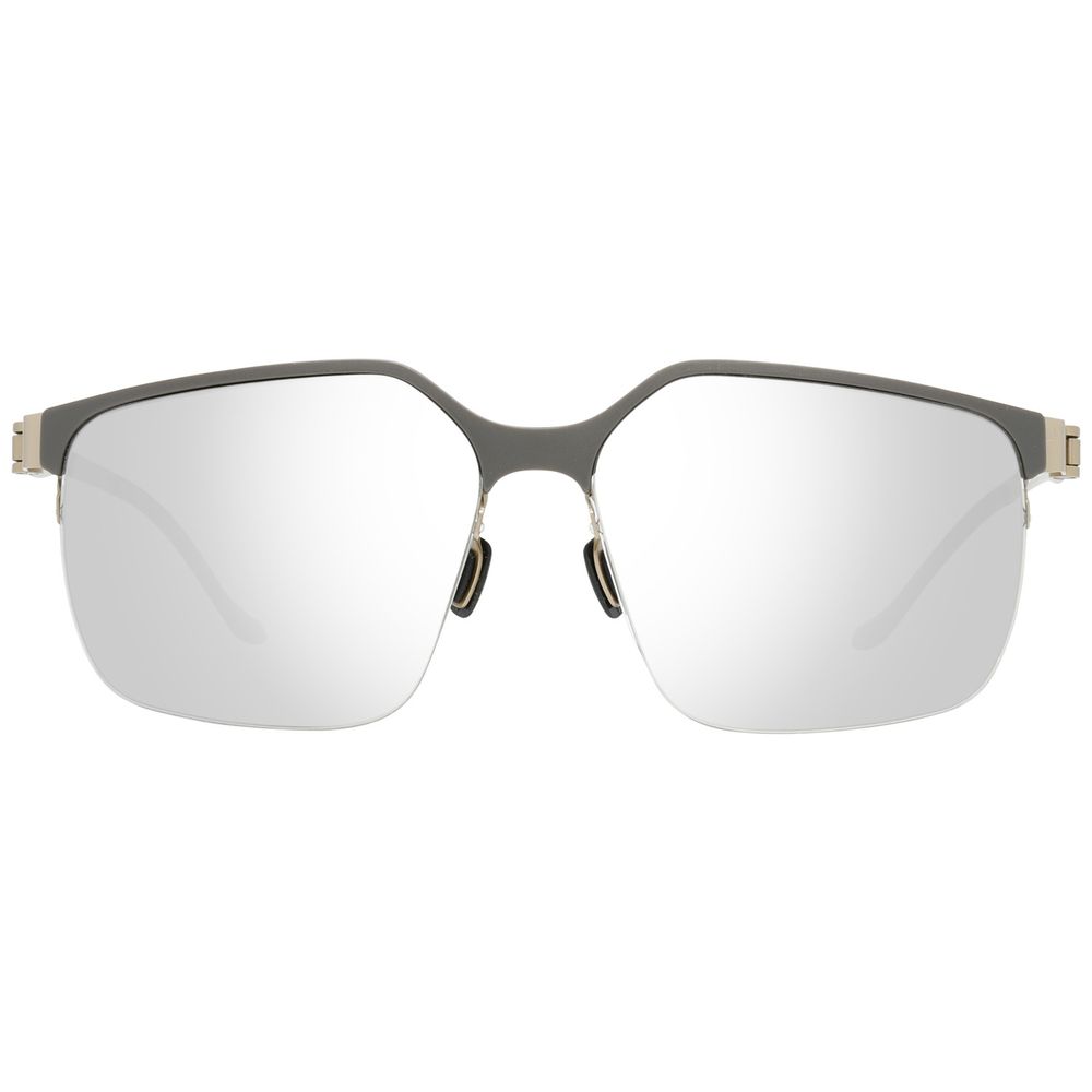 Graue Sonnenbrille aus Metall