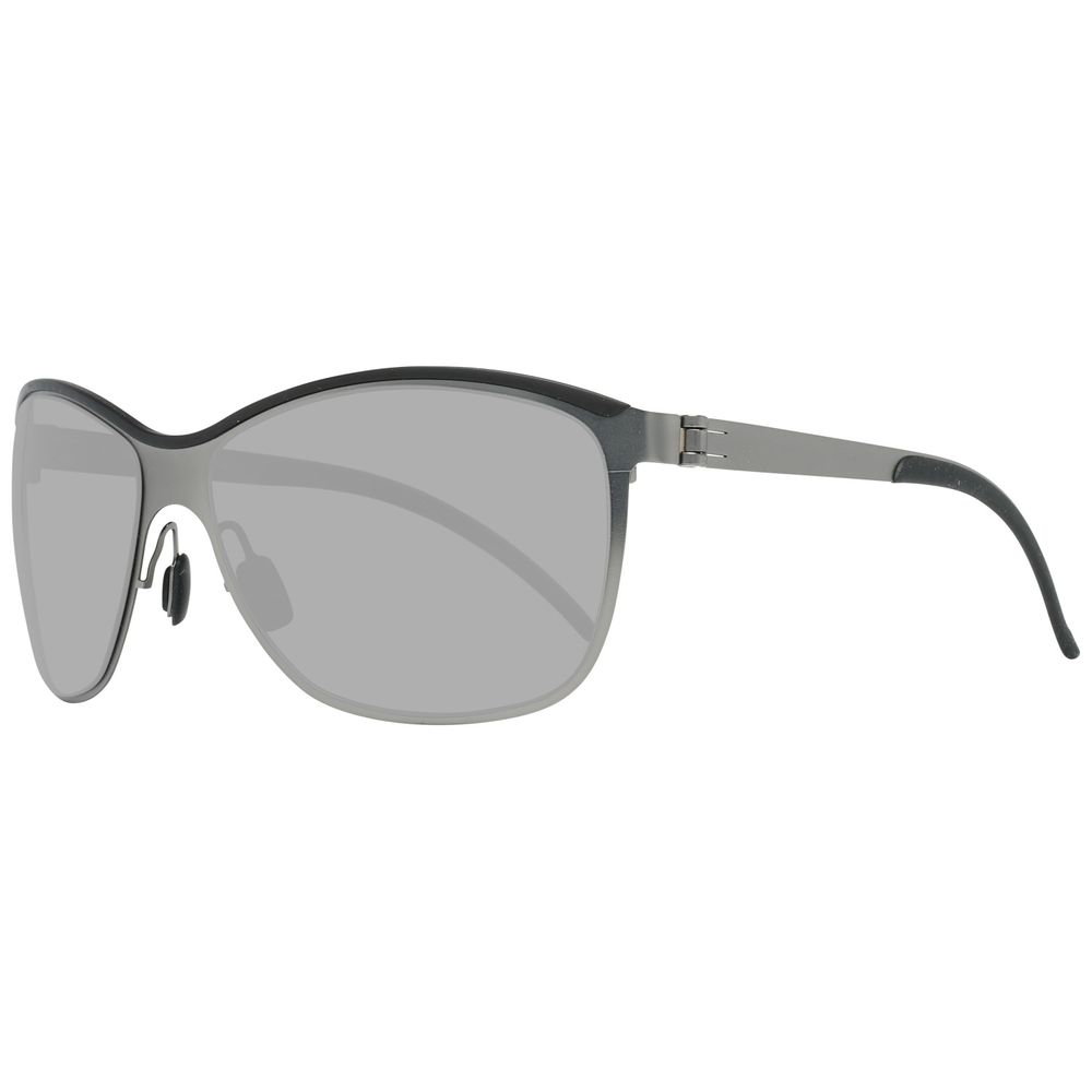 Silberne Sonnenbrille aus Metall