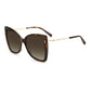 Brown Metal Sunglasses