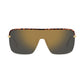 Sonnenbrille aus goldenem Metall