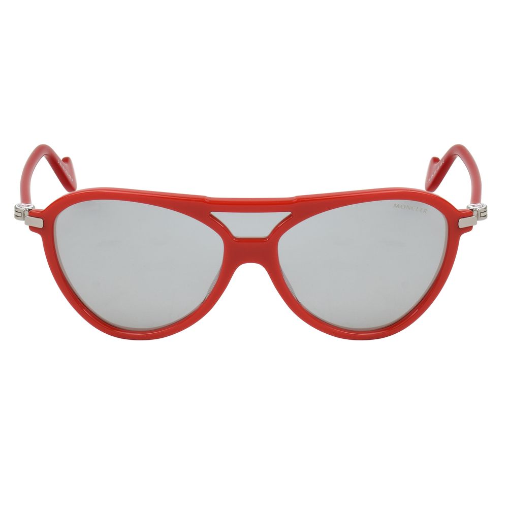 Rote Sonnenbrille mit Spritzguss-Optik