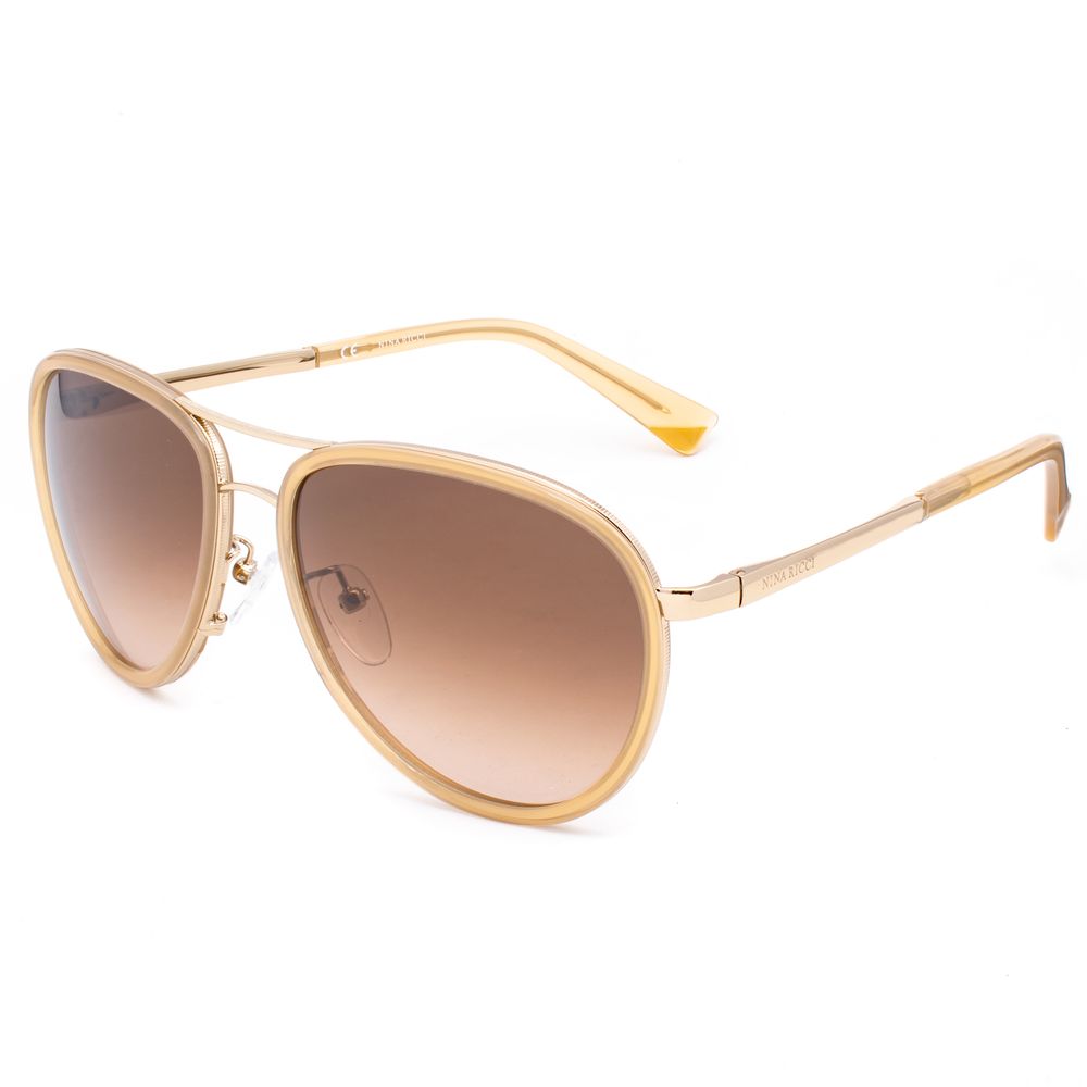 Goldene Acetat-Sonnenbrille