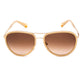 Goldene Acetat-Sonnenbrille