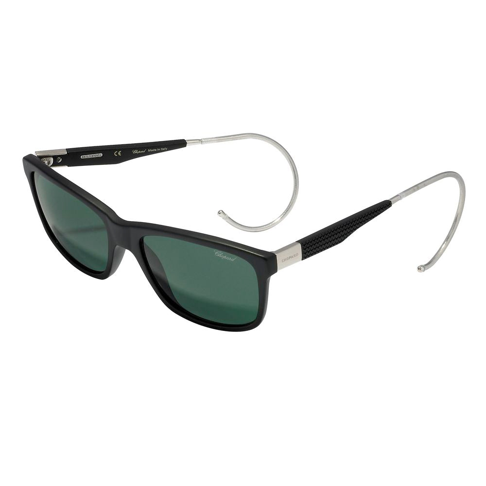 Schwarze Acetat-Sonnenbrille