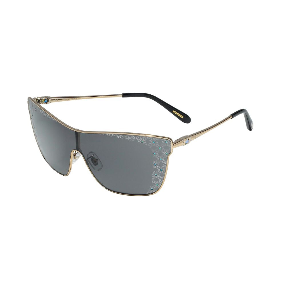 Braune Sonnenbrille aus Metall