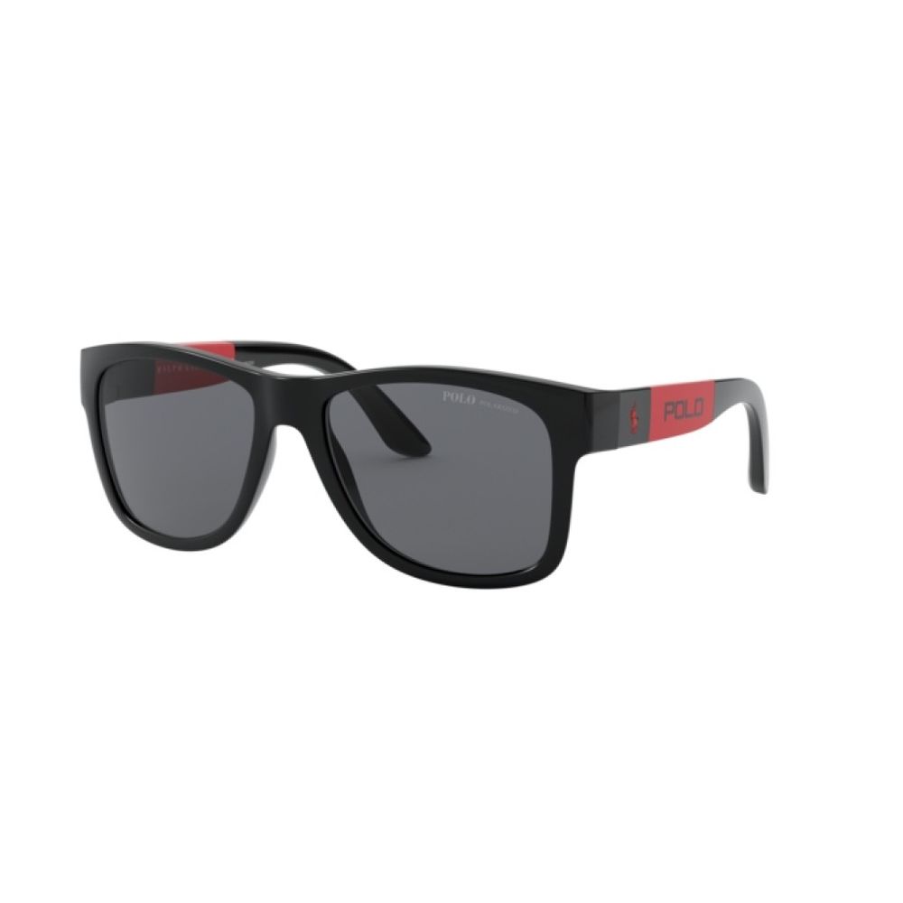 Schwarze Acetat-Sonnenbrille