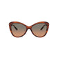 Brown Metal Sunglasses