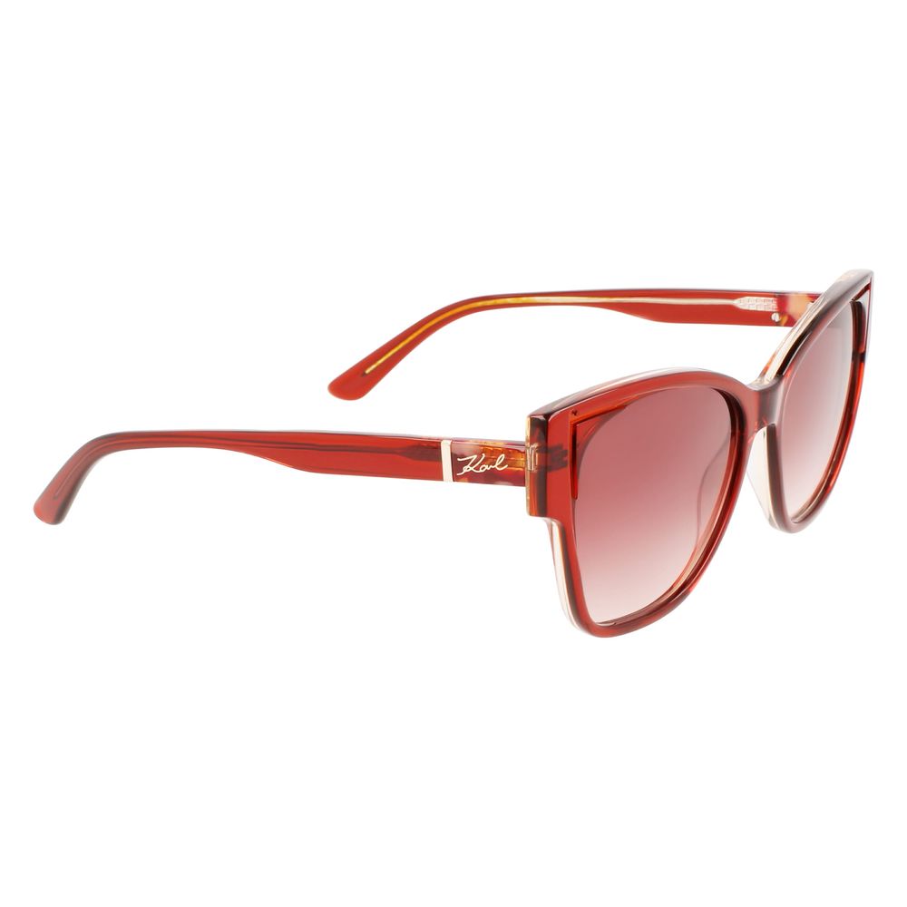 Orangefarbene Acetat-Sonnenbrille