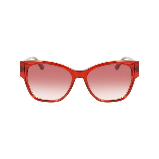 Orangefarbene Acetat-Sonnenbrille