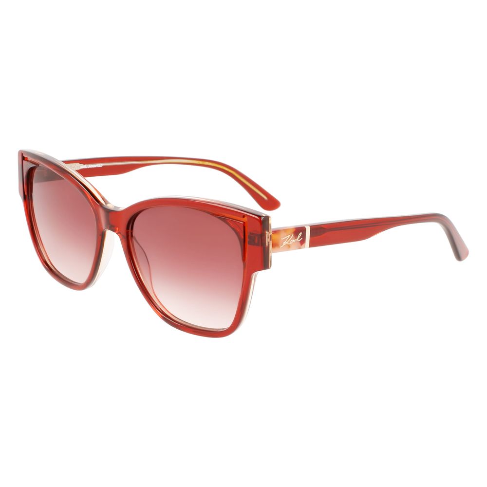 Orangefarbene Acetat-Sonnenbrille