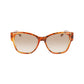 Orangefarbene Acetat-Sonnenbrille