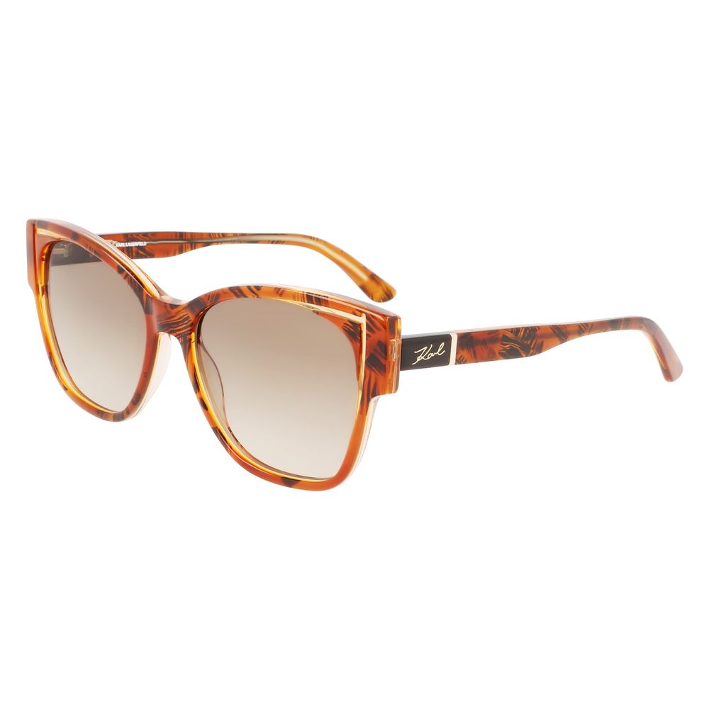 Orangefarbene Acetat-Sonnenbrille