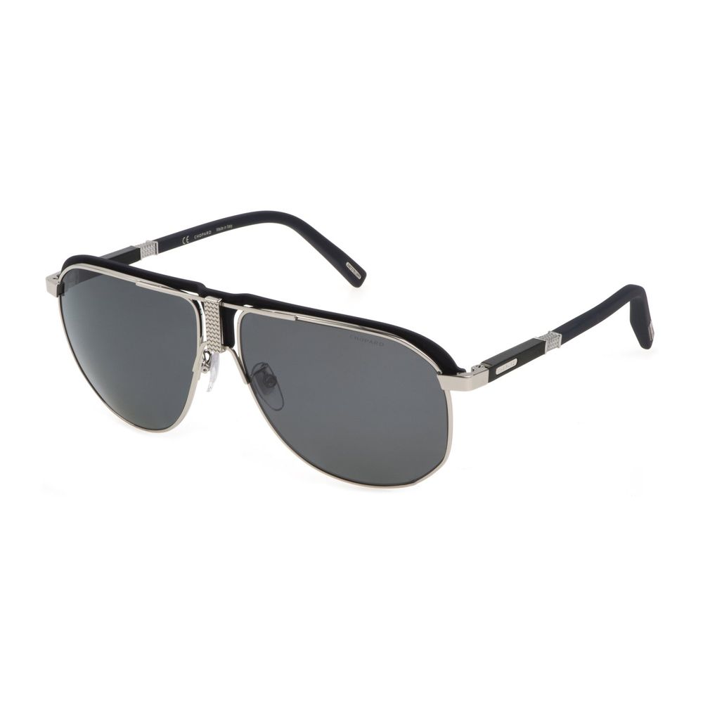 Silberne Sonnenbrille aus Metall