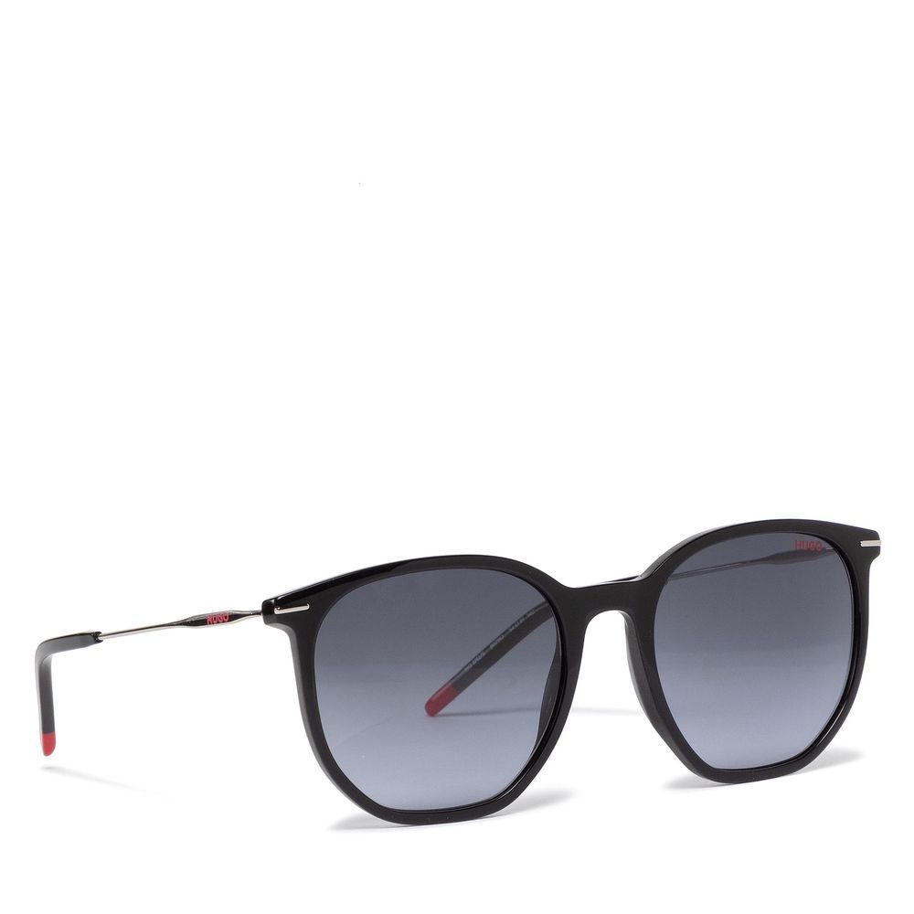 Schwarze Acetat-Sonnenbrille