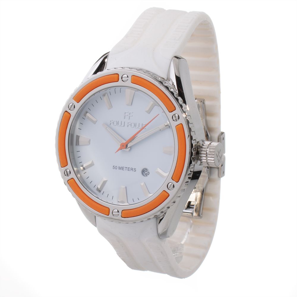 Orologio in silicone bianco