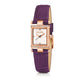 Purple Leather Watch