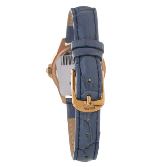 Orologio in pelle blu