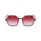 Rote Sonnenbrille mit Spritzguss-Optik