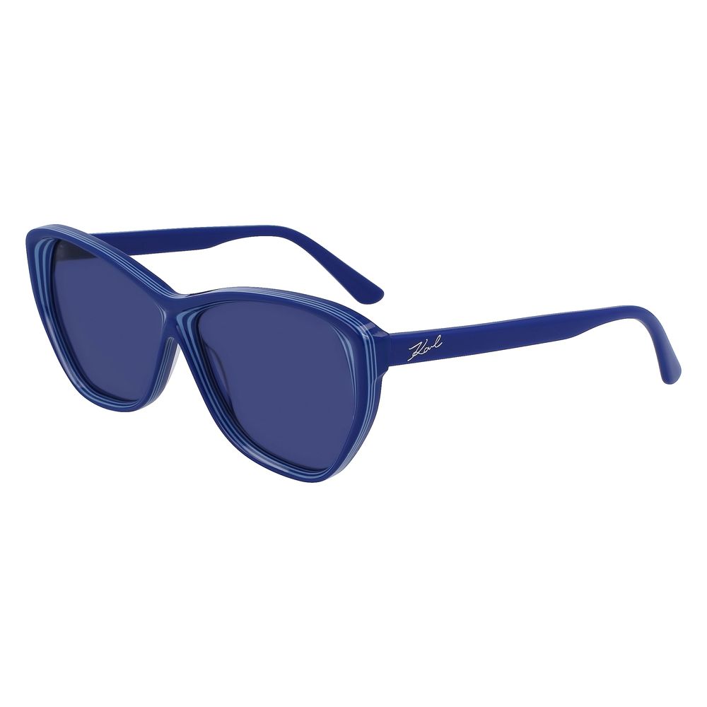 Occhiali da sole in acetato blu