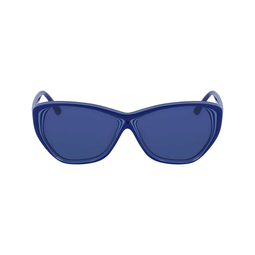 Occhiali da sole in acetato blu