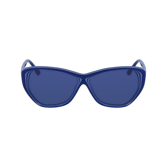 Occhiali da sole in acetato blu