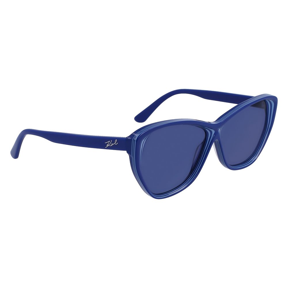 Occhiali da sole in acetato blu