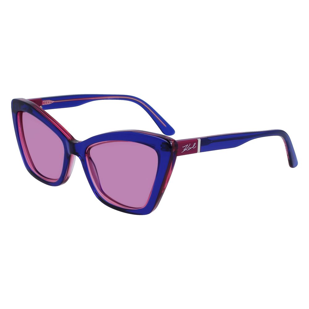 Occhiali da sole in acetato blu